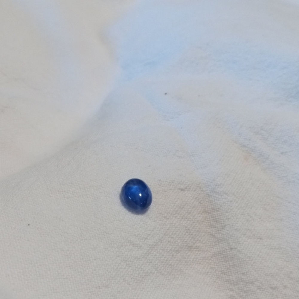 Genuine Blue Star Sapphire. 3 CT Weight .6g